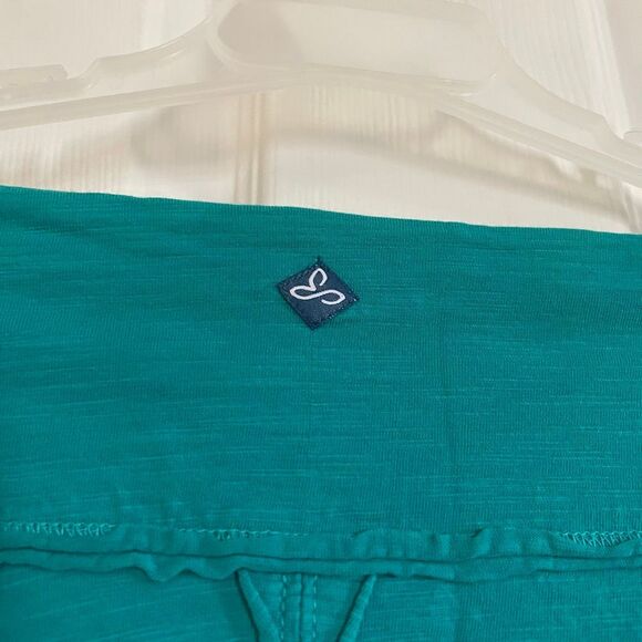 PrAna Medium Teal Blue A Line Skirt Cotton Blend - Picture 6 of 7